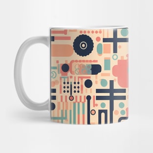 Color-drenched creativity - Abstract Mindset Seamless Pattern Mug